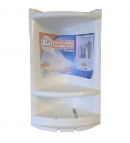 CANTONEIRA P/BANHEIRO GRA BRANCO