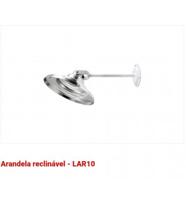LUMINARIA ARAND E27 ALUM C/BRACO