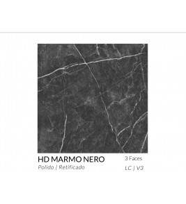 PISO 80 X 80 HD MARMO NERO CX 2.62M2