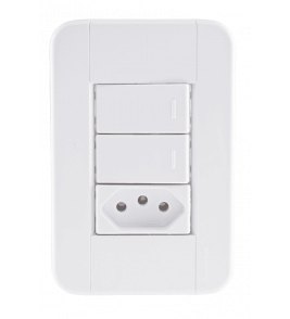 INTERRUPTOR 2T SIMP+TOM 2P+T 10A 57240/073